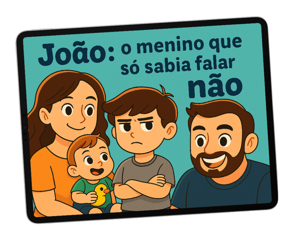 Livro João o menino que só sabia falar não